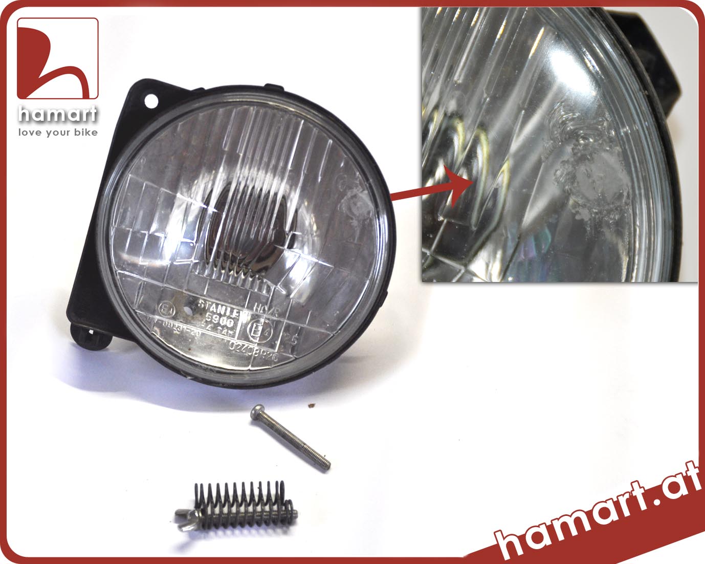 Africa Twin XRV 750 RD07a Scheinwerfer links