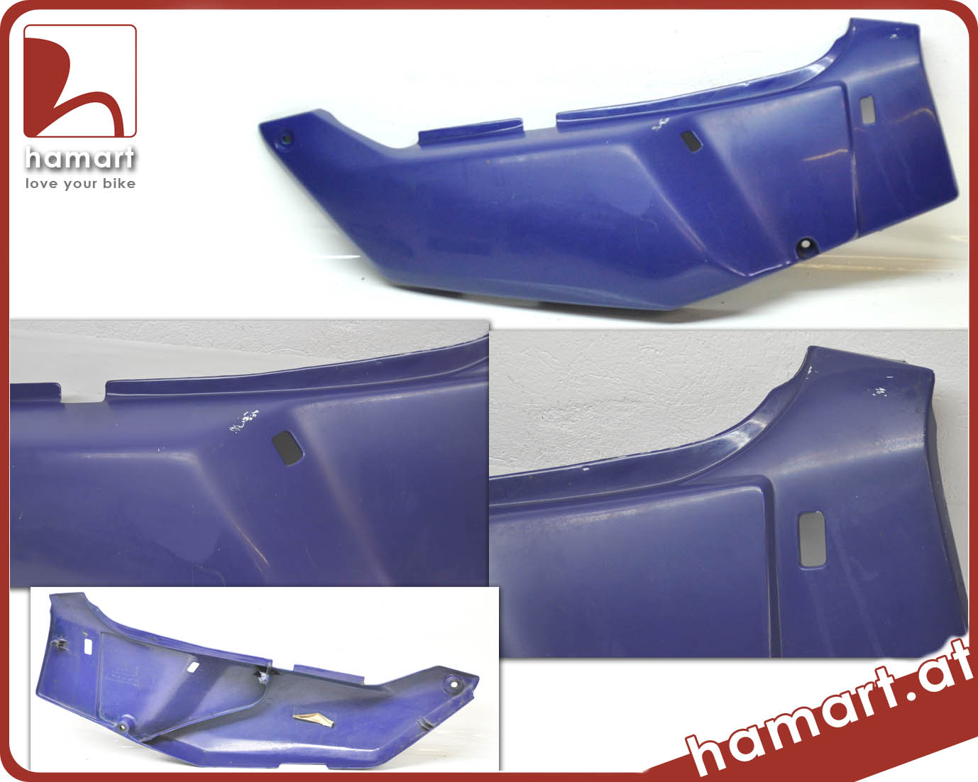 Honda Africa Twin XRV 750 RD04 Verkleidung Deckel rechts hinten Fairing right