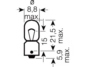 Mobile Preview: Lampe 12V4W BA9S : Honda XL 600 V Transalp PD06 87-93 (H7-M1590181-PD06)
