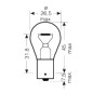 Mobile Preview: Lampe 12V21W BA15S : Honda XL 650 V Transalp RD10 00-01 (H7-M1591049-RD10)