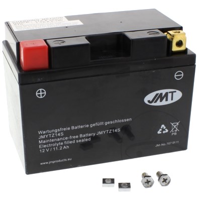 Batterie Motorrad YTZ14S wet JMT : Honda XL 700 VA Transalp ABS RD15 11-13 (H7-M7070111-RD15)
