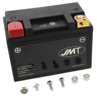 Batterie Motorrad LTM14 JMT Lithium-Ionen mit Anzeige Wasserdicht