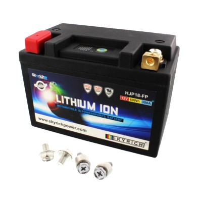 BATTERY MOTORCYCLE LTM18 SKYRICH LITHIUM ION WITH VOLTAGE DISPLAY AND OVERCHARGE PROTECTION : Honda XL 700 V Transalp RD13 08-11 (H7-M7070135-RD13)