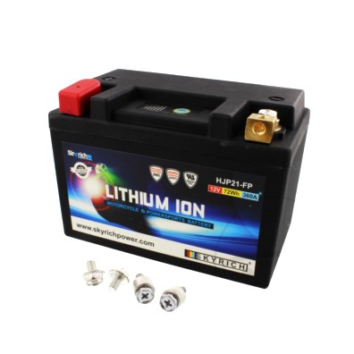 Batterie Motorrad HJP21-FP Skyrich Lithium-Ionen mit Anzeige und Überladeschutz : Honda XL 700 VA Transalp ABS RD13ABS 08-10 (H7-M7070137-RD13ABS)