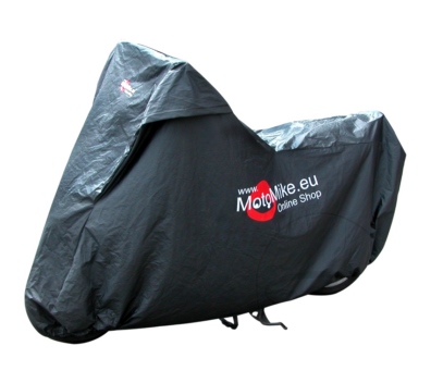 JMP BIKE COVER 500-1000cc BLACK MOTOMIKE LOGO PREMIUM QUALITY