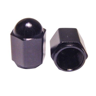 VALVE CAPS ALUMINIUM BLACK JMP : Honda XL 700 V Transalp RD13 08-11 (H7-M7332430-RD13)