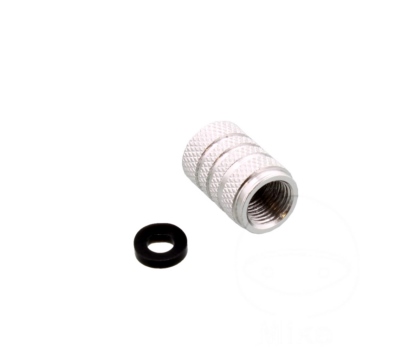 ALUMINIUM VALVE CAP JMP SILVER