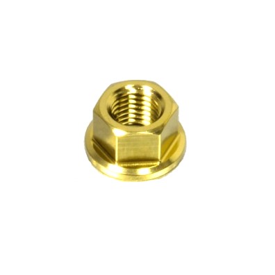 Mutter Kettenrad Pro Bolt M10 x 1.25 mm Edelstahl V4A gold : Honda XL 650 V Transalp RD10 00-01 (H7-M7754082-RD10)