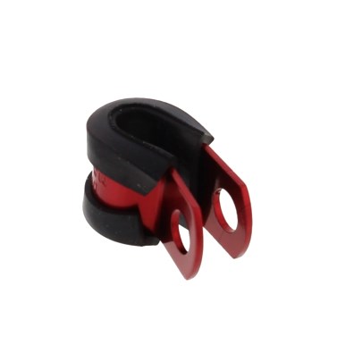 BRAKE HOSE HOLDER JMP by PRO BOLT 6MM ALU RED