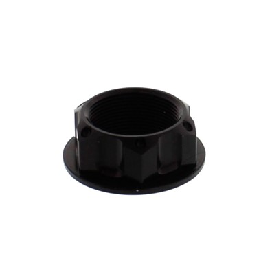 Mutter Lenkkopf Pro Bolt M24X1.00 mm Alu schwarz vorne : Honda XL 700 VA Transalp ABS RD13ABS 08-10 (H7-M7758429-RD13ABS)