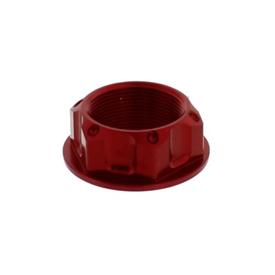 Mutter Lenkkopf Pro Bolt M24X1.00 mm Alu rot vorne : Honda XL 600 V Transalp PD06 94-96 (H7-M7758431-PD06)