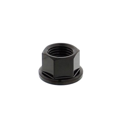 Kettenradmuttern M12X1.25MM Edelstahl V4A schwarz