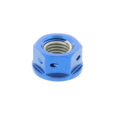 Mutter Kettenrad Pro Bolt M10 x 1.25 mm Alu Racing blau : Honda XL 600 V Transalp PD10 97-00 (H7-M7759096-PD10)