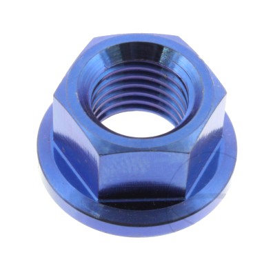 SPROCKET NUT JMP by PROBOLT M10X1.25MM Titanium Blue : Honda XRV 650 Africa Twin RD03 88-90 (H7-M7759103-RD03)