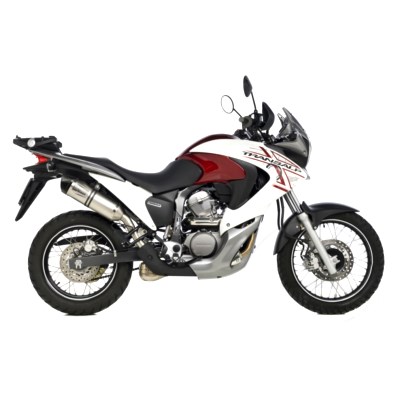 Schalldämpfer SBK Edelstahl Lv One Slip On Evo : Honda XL 700 VA Transalp ABS RD15 11-13 (H7-M7820436-RD15)