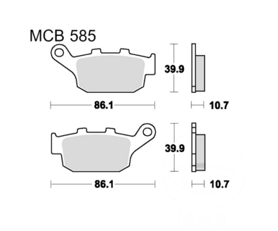 Bremsklotz Standard TRW