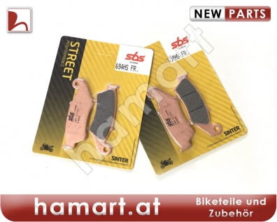 Brake pads front set 2 pcs SBS 694HS Honda XL 650 V Transalp RD11 2002-2007