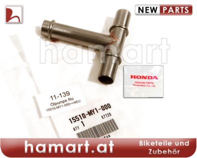 Ölpumpe Rohr T-Stk Honda XL 600 V Transalp PD10 1997-1999