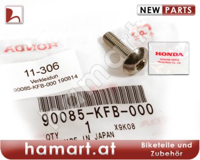 Verkleidung Seitendeckel Schraube Honda XL 650 V Transalp RD10 2000-2001