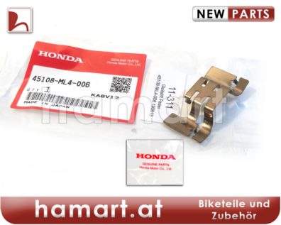 Bremsklotz Gleitstift Feder Honda XRV 750 RD04 Africa Twin 1990-1992