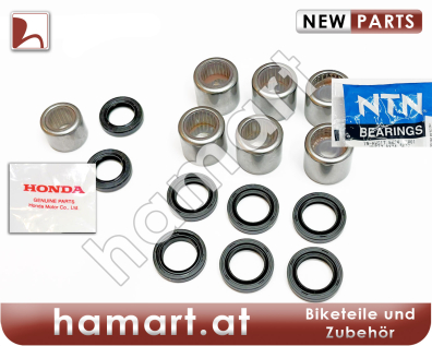 Umlenkhebel Lager Dichtring Satz komplett Honda XRV 750 RD04 Africa Twin 1990-1992