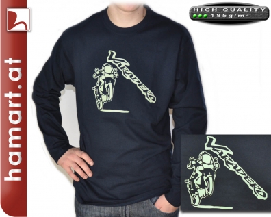 T-shirt Varadero wheelie longsleeves - navy