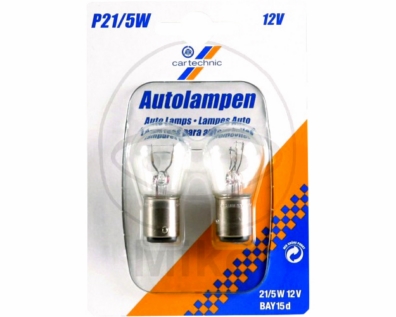 Lampe 12V21/5W BAY15D Cartechnic 2er Blister Premium: 1597756