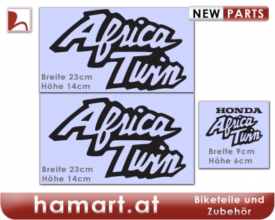 Sticker Set Africa Twin black Honda XRV 750 RD07 Africa Twin