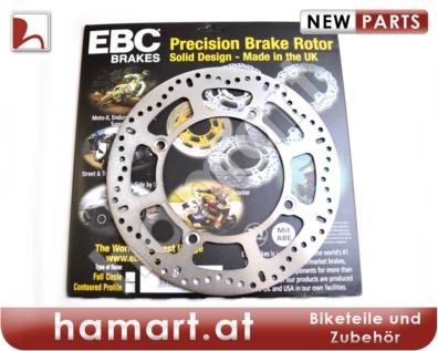 Bremsscheibe EBC Stahl Verzinkt vorne : Honda XRV 750 Africa Twin RD04 90-92 (H7-M7604218-RD04)