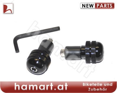 Handlebar weights Set 2 pieces black