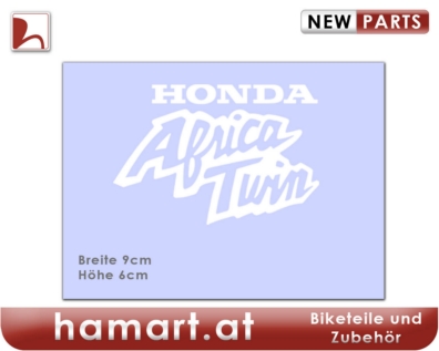 Sticker Africa Twin small white 9cm Honda XRV 750 RD07 Africa Twin