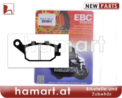 BRAKE PADS STD EBC FA174 rear : Honda XL 700 V Transalp RD13 11 (H7-M7375157-RD13)