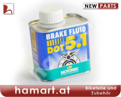 Motorex Bremsflüssigkeit DOT5,1 0,25lt Honda XL 650 V Transalp RD10 2000-2001