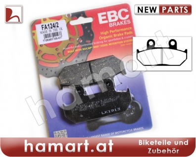 Bremsklotz Standard EBC : Honda XRV 650 Africa Twin RD03 88-90 (H7-M7374390-RD03)