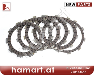 CLUTCH PLATE SET STD EBC : Honda XL 600 V Transalp PD10 97-00 (H7-M7450349-PD10)