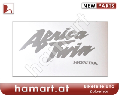 Sticker Africa Twin RD07a front silver Honda XRV 750 RD07 Africa Twin