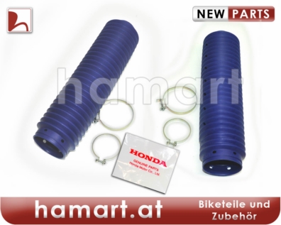 Faltenbalg Gabel 2 Stk Set blau Honda XRV 650 RD03 Africa Twin 1988-1989