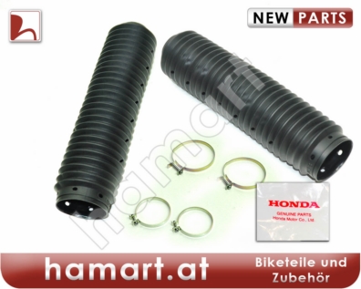 Faltenbalg Gabel 2 Stk Set schwarz Honda XRV 750 RD07 Africa Twin 1993-2003