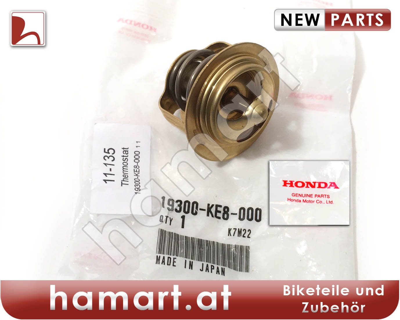 Original/Genuine Honda Thermostat pour/for-Honda XL 650 V-rd10/rd11