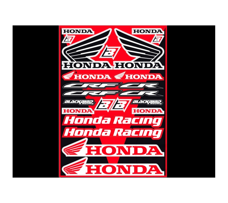 Aufkleber Satz Universal BlackBird Racing Honda : Honda XL 600 V Transalp PD10 97-00 (H7-M7111061-PD10)