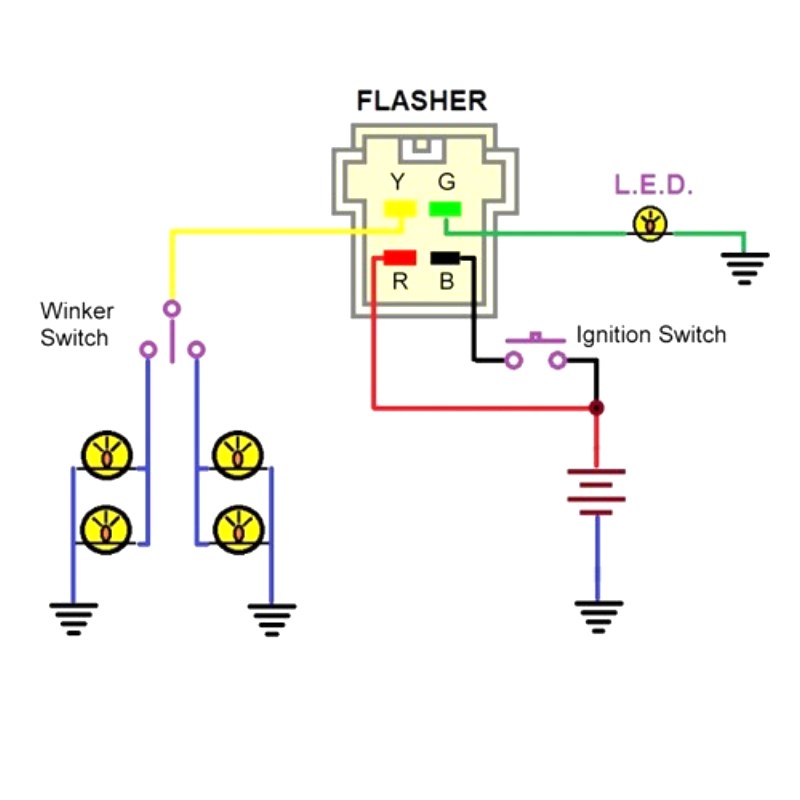 Blinkrelais elektrisch JMP 12V 4-Pin universal : Honda XL 700 VA Transalp ABS RD13ABS 08-10 (H7-M7057417-RD13ABS)