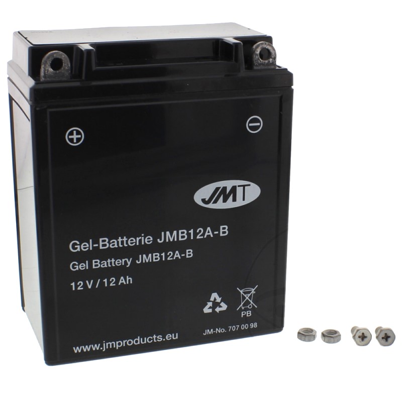 Batterie Motorrad YB12A-B Gel JMT : Honda XL 600 V Transalp PD10 97-00 (H7-M7070098-PD10)
