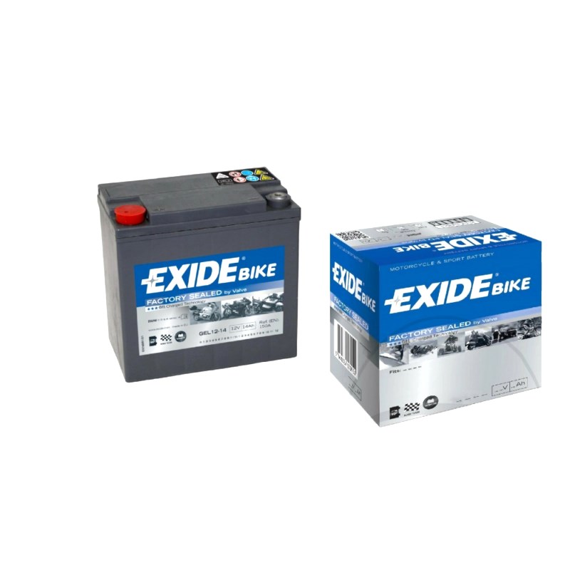 BATTERY MOTORCYCLE GEL 12-14 EXIDE 7073950