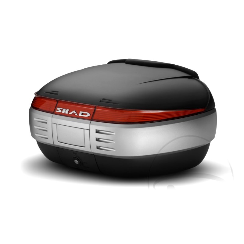 Topcase schwarz 50 Liter Shad SH50 mit Trägerplatte : Honda XL 600 V Transalp PD10 97-00 (H7-M7110305-PD10)