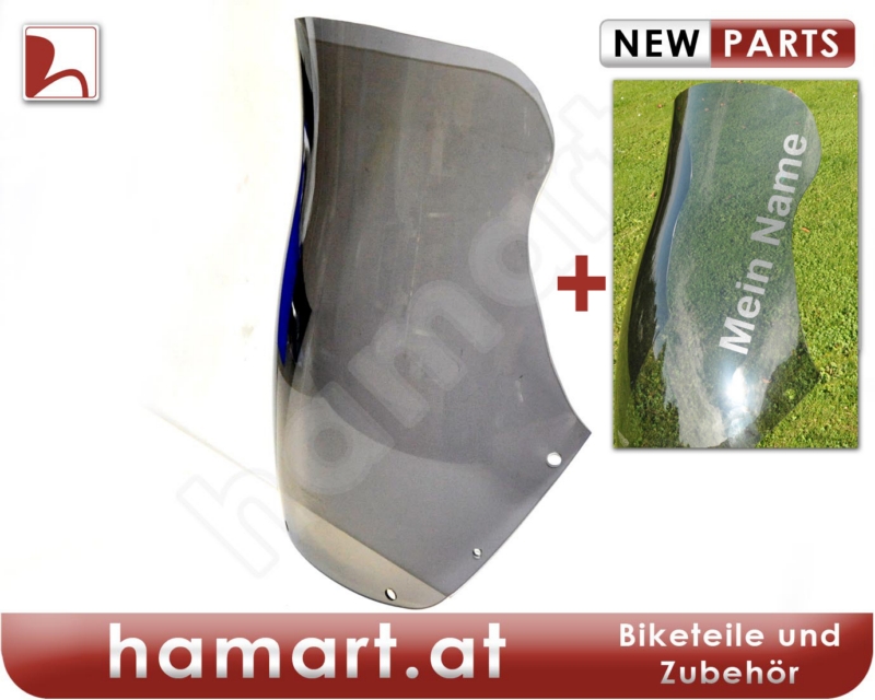 Tourenscheibe Windschild Scheibe mit Namen Honda XL 600 V Transalp 1987-1993