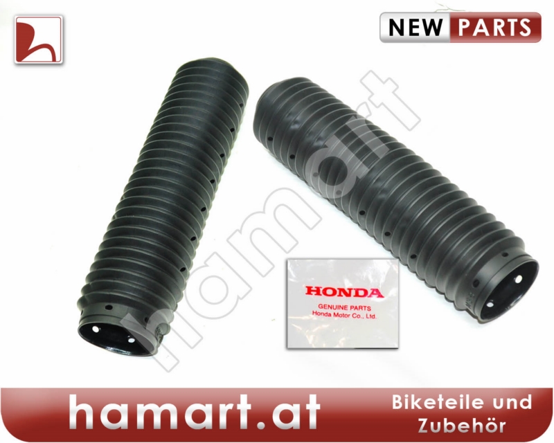 Faltenbalg Gabel 2 Stk Set schwarz Honda XRV 750 RD07 Africa Twin 1993-2003