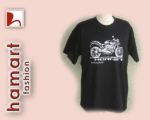 T-Shirt Hornet Motiv- schwarz