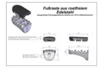 SW-Motech ION Fußrasten-Kit : XL 600 V Transalp PD10 (FRS.01.011.10201/S)