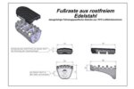 SW-Motech ION Fußrasten-Kit : XRV 750 Africa Twin RD07 (FRS.01.011.10201/S)